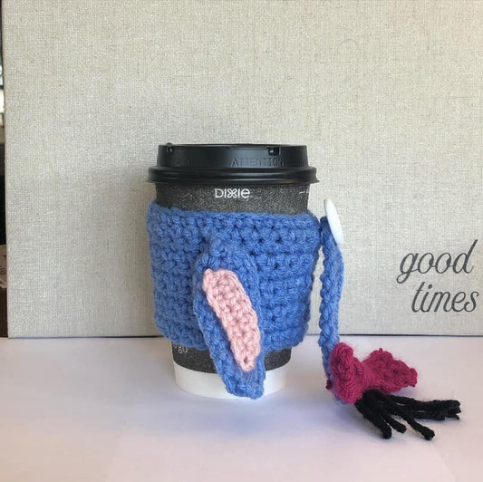 4Kids - CocoaCup Cozies (Eeyore inspired) - Crochet "On-the-Go"