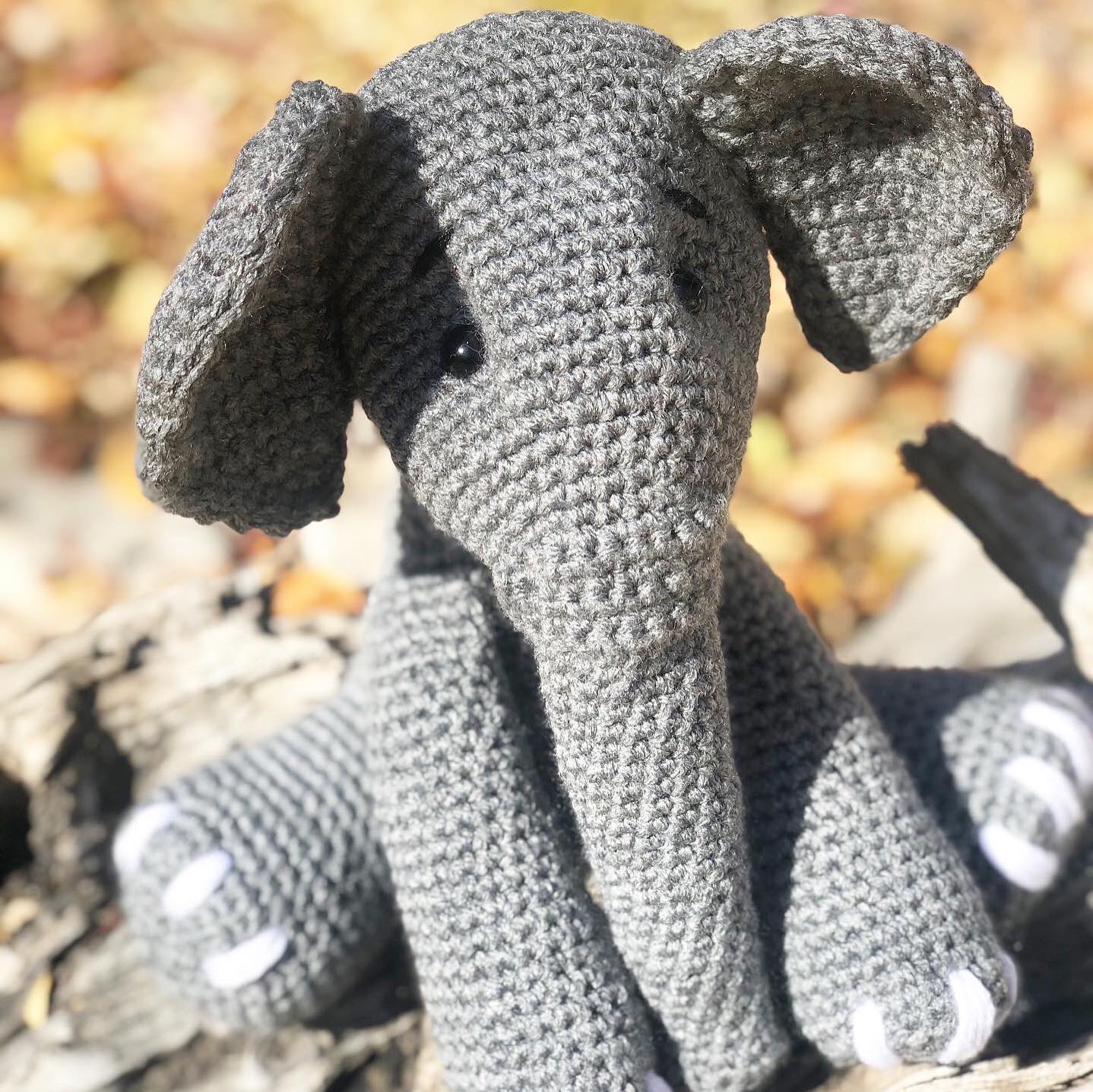 Ellie the Elephant - Crochet Plush Toy