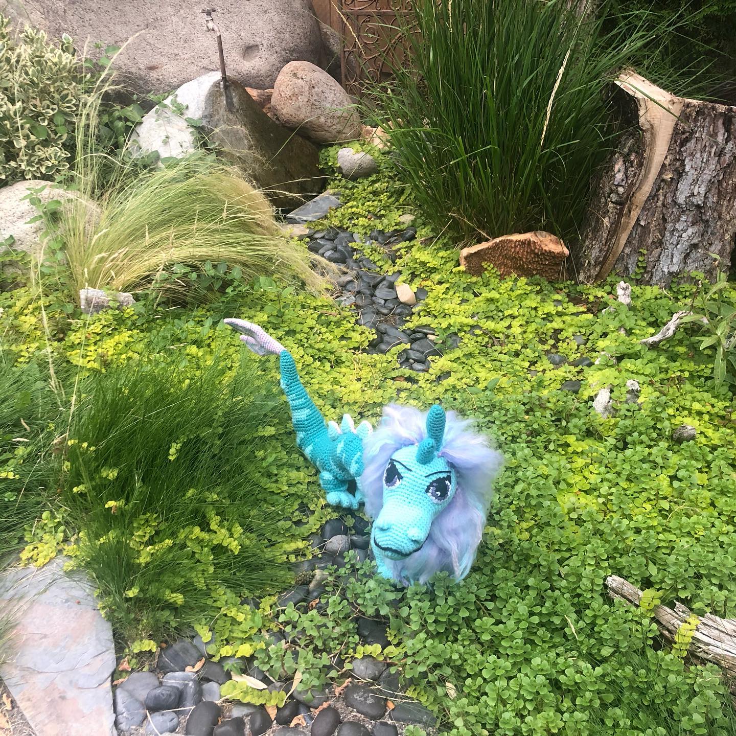 Lucey the Luck Dragon - Crochet ( XL)