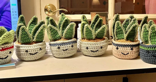 Snake Plant Buddies (6-pack) - Happy Face Pals