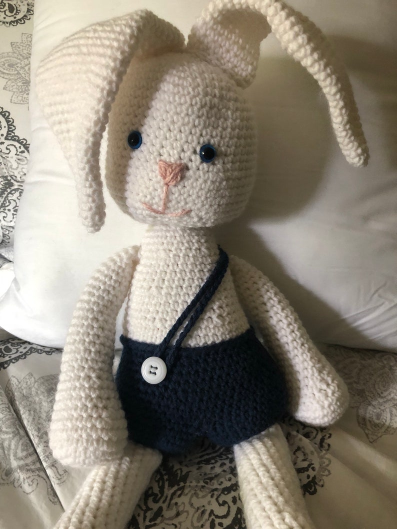 Buster the Bunny - Crochet Plush Toy