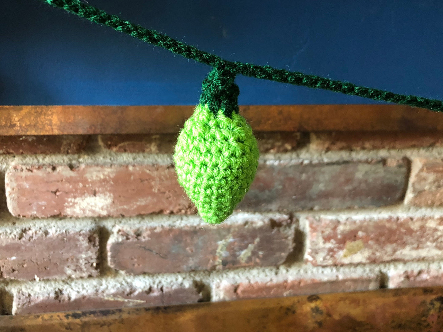 Handmade Crochet Christmas Light Garland Decoration freeshipping - SimplyYarnCo
