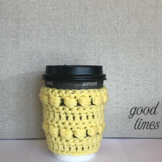 CoffeeCup Cozies (Boho Style) - Crochet "On-the-Go"