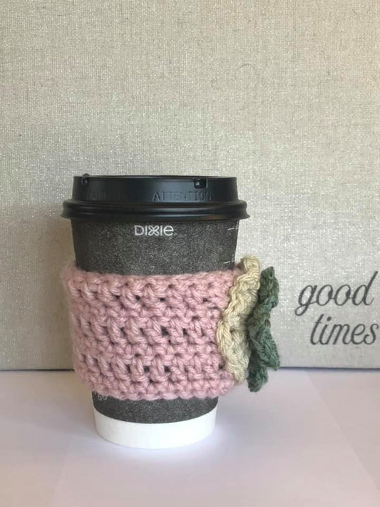 CoffeeCup Cozies (Herringbone Style) - Crochet "On-the-Go"