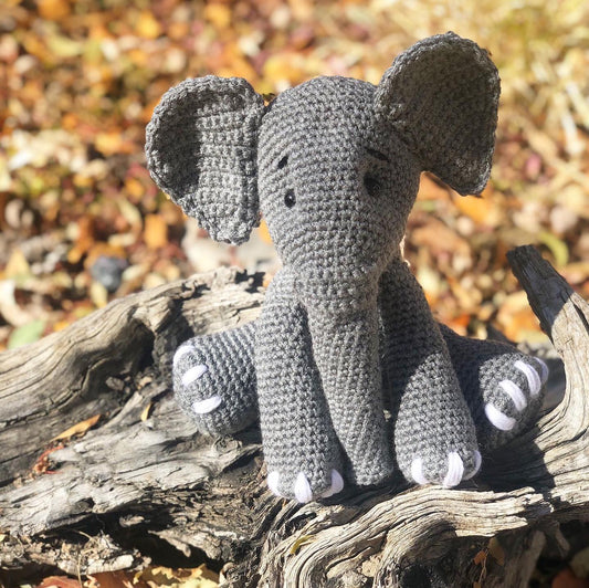 Ellie the Elephant - Crochet Plush Toy