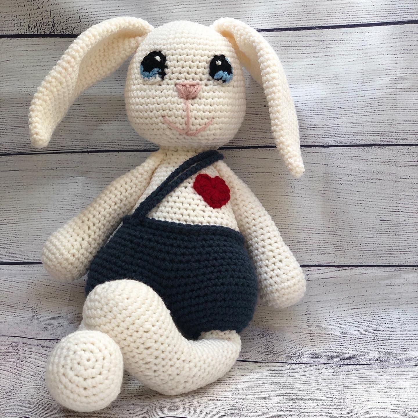 Buster the Bunny - Crochet Plush Toy