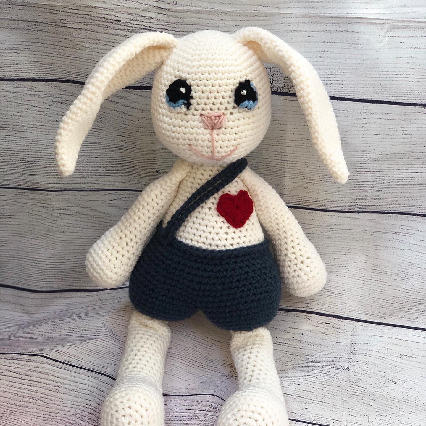 Buster the Bunny - Crochet Plush Toy