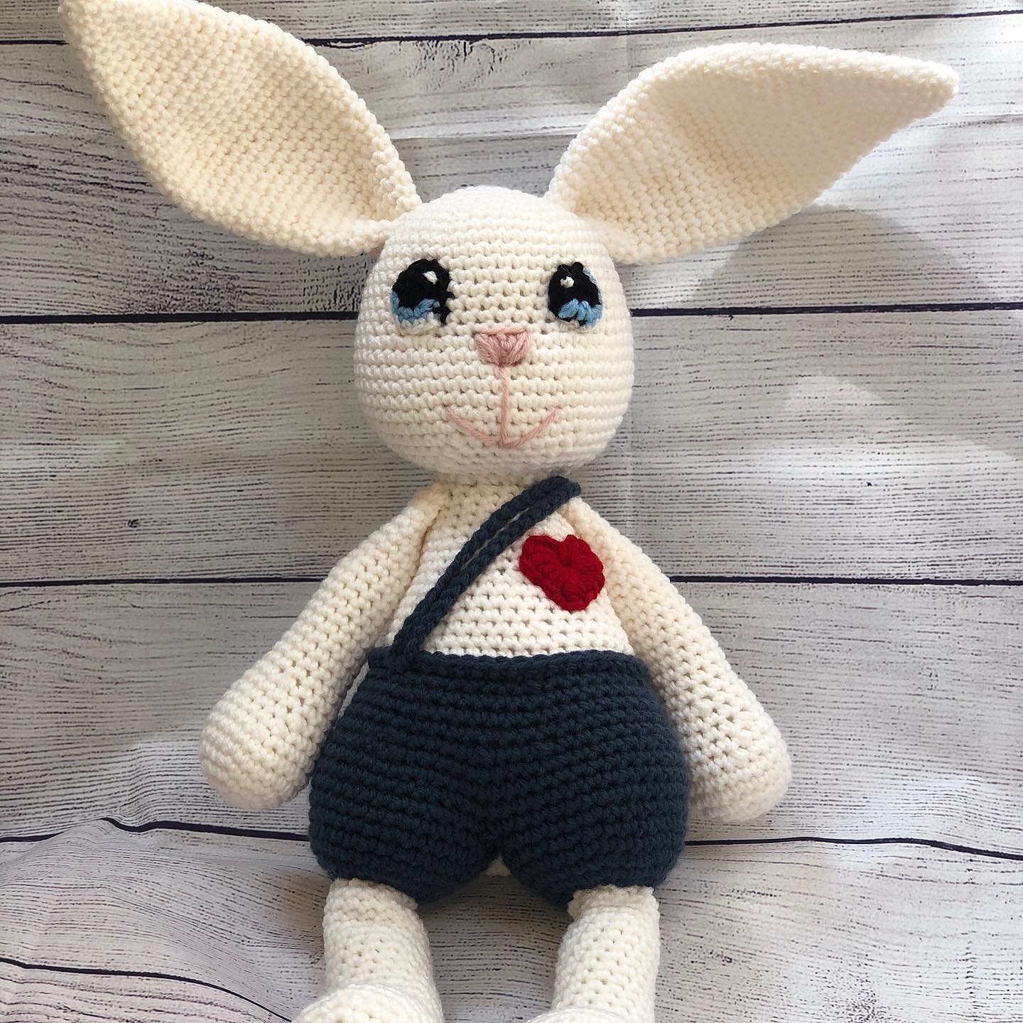 Buster the Bunny - Crochet Plush Toy