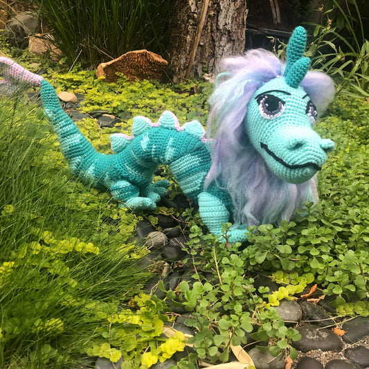 Lucey the Luck Dragon - Crochet ( XL)