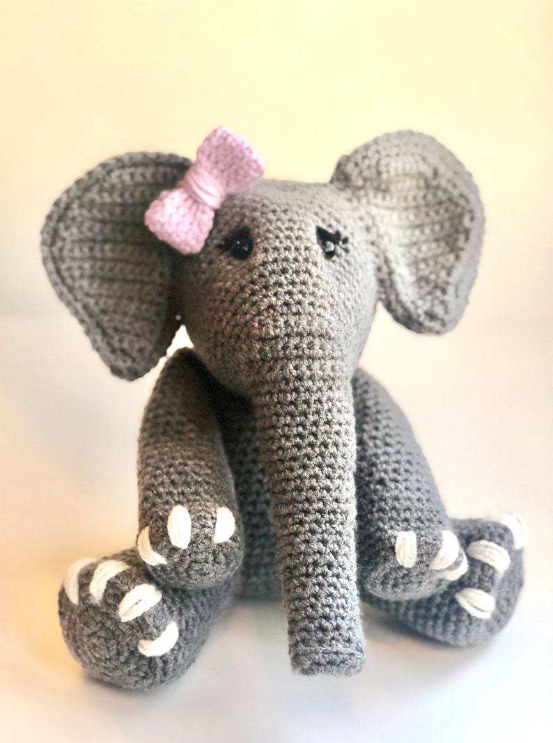 Ellie the Elephant - Crochet Plush Toy