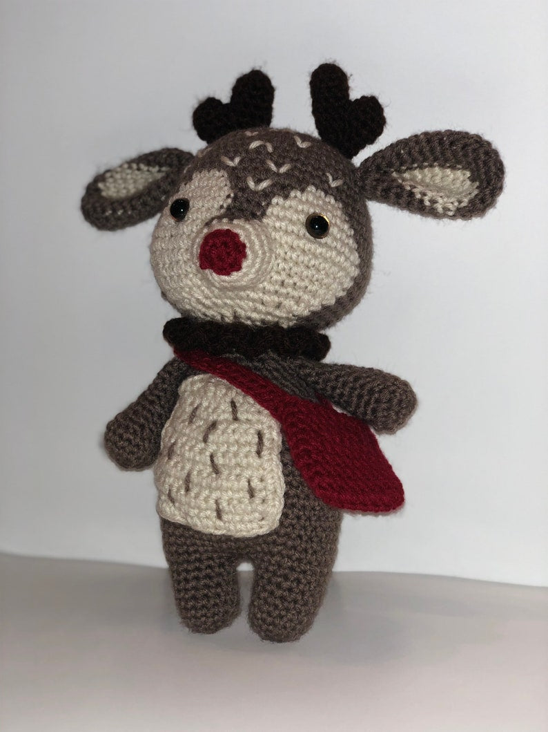 Renee the Reindeer (Christmas) - Crochet Plush Toy