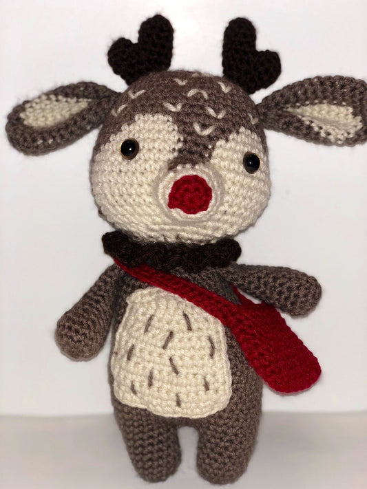 Renee the Reindeer (Christmas) - Crochet Plush Toy