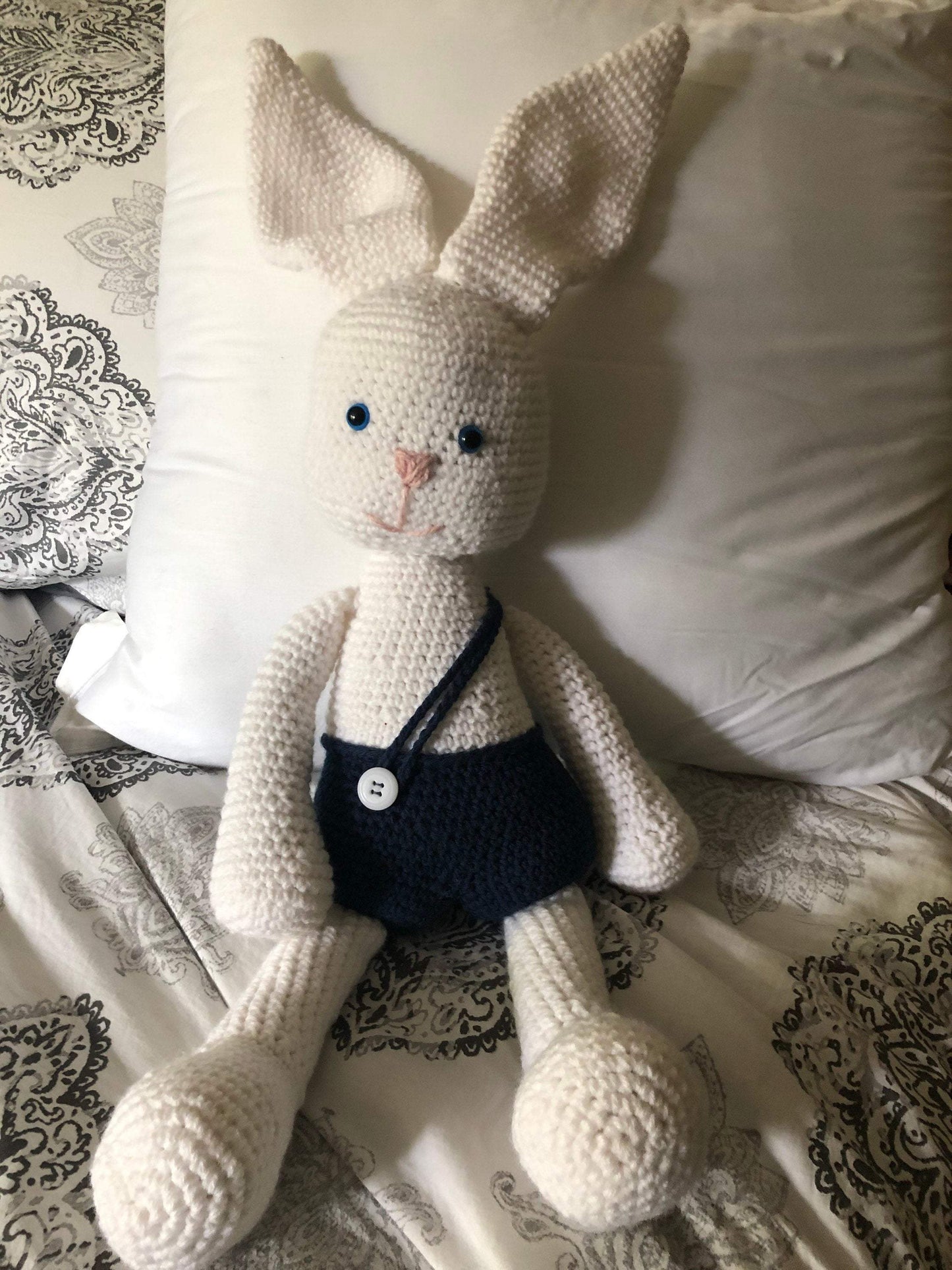 Buster the Bunny - Crochet Plush Toy