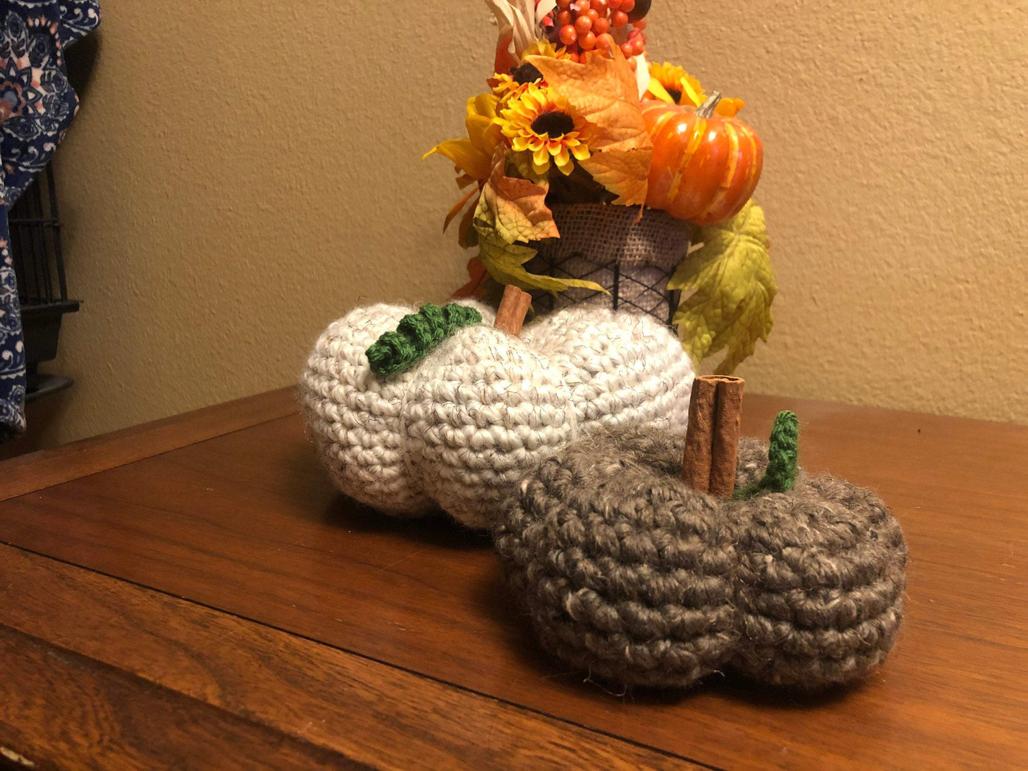 Handmade crochet pumpkin freeshipping - SimplyYarnCo