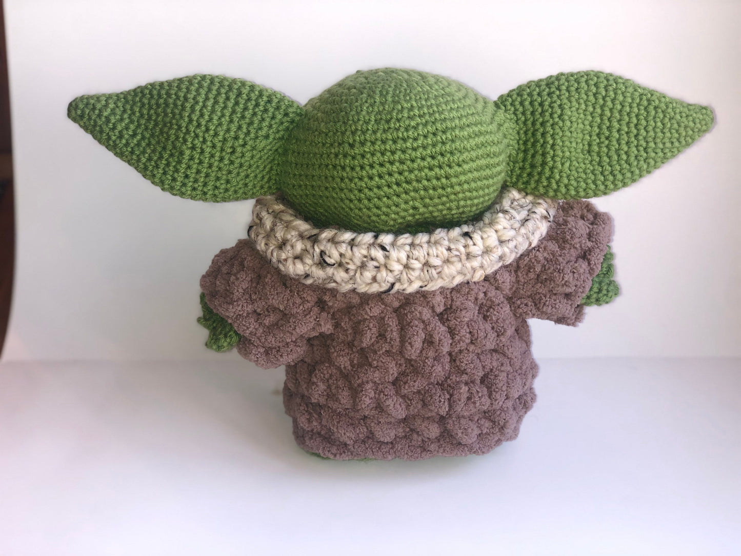 Baby Yoda inspired stuffed animal doll from The Mandalorian on Disney+ Handmade Crochet freeshipping - SimplyYarnCo